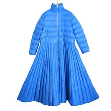 Load image into Gallery viewer, CH261 Original Design Winter 2016 large bottom stand collar long sleeve maxi skirt coat women 95% white duck down jacket
